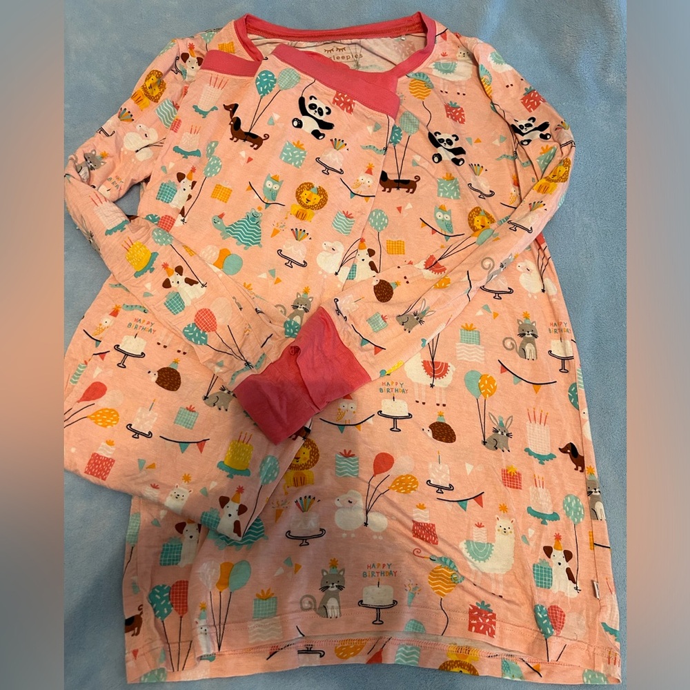 Little sleeping long sleeve/pants set size 16